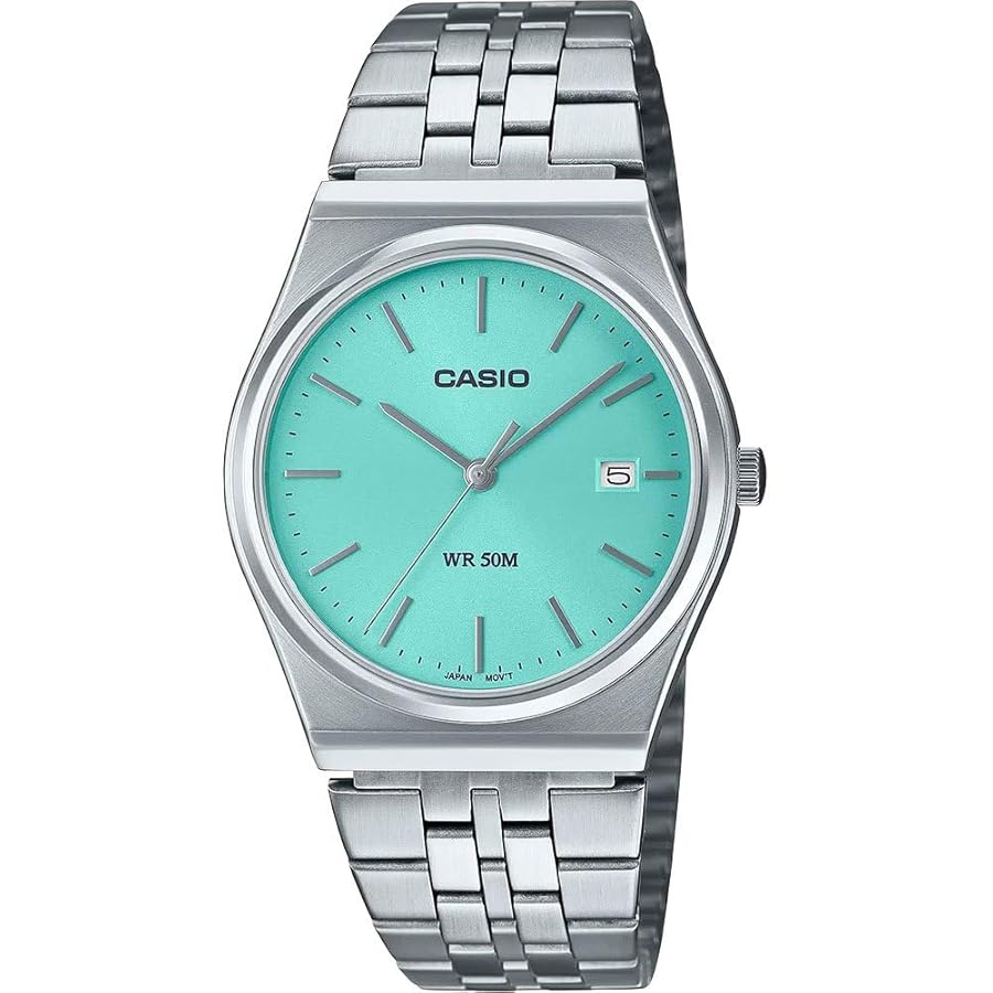 カシオ　ターコイズブルー　CASIO MTP-B145D-2A1VEF Amazon.co.jp: カシオ MTP-B145D-2A1VEF メンズ カジュアル